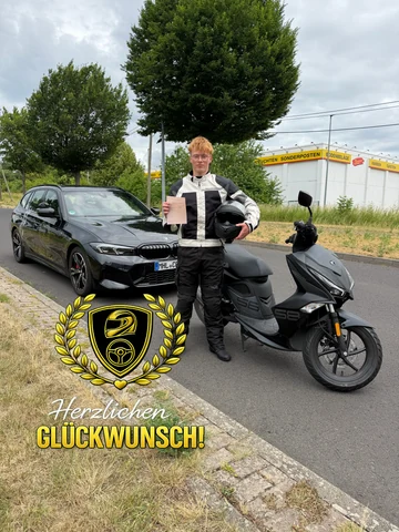 Bestandene Führerscheinprüfung — Bruno