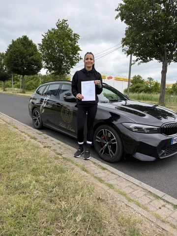 Bestandene Führerscheinprüfung — Sabrina