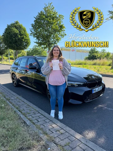 Bestandene Führerscheinprüfung — Celine